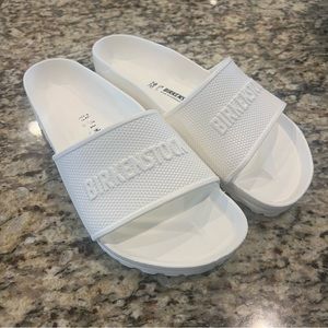Birkenstock Barbados Essential Slide Sandal White W7 M5